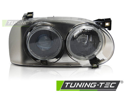 Tuning-Tec Klarglas Scheinwerfer rechts für VW Golf III 3/5 Türer / Kombi 91-97 chrom