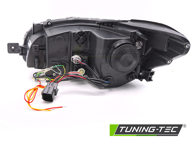 Tuning-Tec Voll LED Lightbar Scheinwerfer für Subaru WRX 14-22 schwarz dynamisch