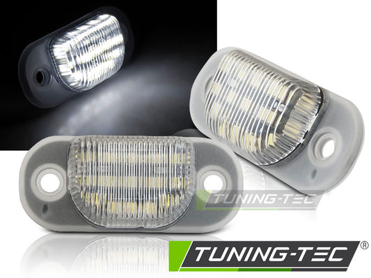 Tuning-Tec LED Kennzeichenbeleuchtung für Audi 80 B4 92-96 /100 C4 91-94 / A6 C4 92-00 kaltweiß