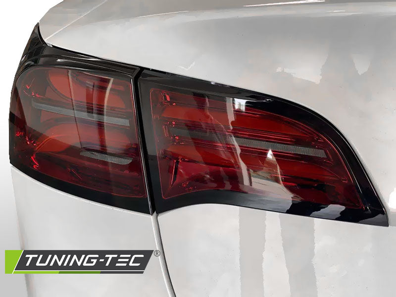 Tuning-Tec Voll LED Rückleuchten für Tesla Model 3 / Model Y ab 2017 rot/rauch