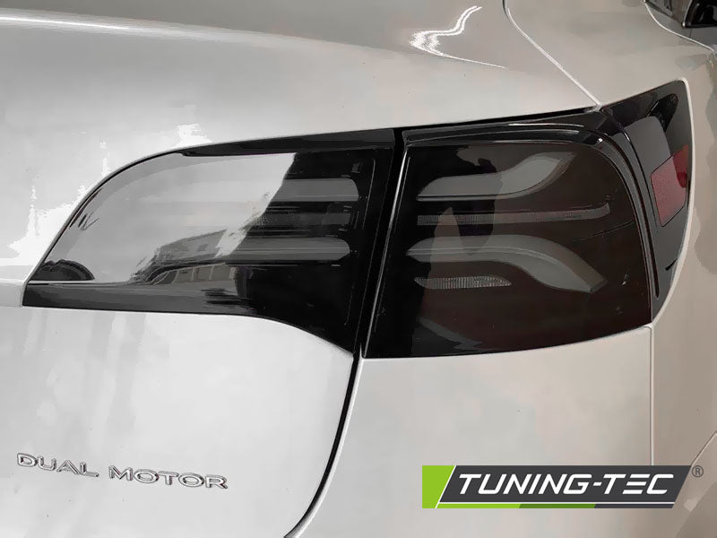 Tuning-Tec Voll LED Rückleuchten für Tesla Model 3 / Model Y ab 2017 schwarz/rauch