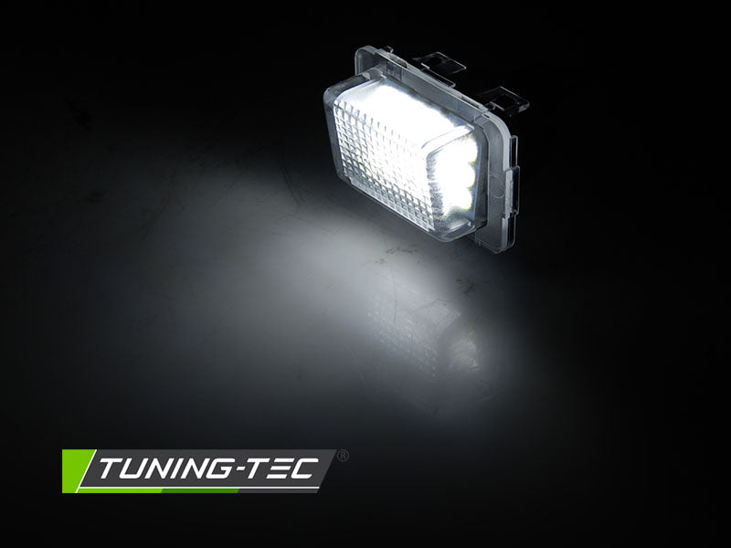 Tuning-Tec LED Kennzeichenbeleuchtung für Mercedes-Benz C-Klasse W204/W205 / E-Klasse W212 / S-Klasse W221/W222 kaltweiß