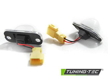 Tuning-Tec LED Kennzeichenbeleuchtung für VW Golf II 83-92 / Jetta II 84-91 / Seat Toledo 91-99 kaltweiß