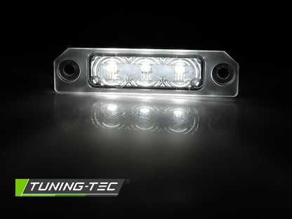 Tuning-Tec LED Kennzeichenbeleuchtung für Ford Focus MK2 8-10 / Fusion / Mustang 10-13 kaltweiß