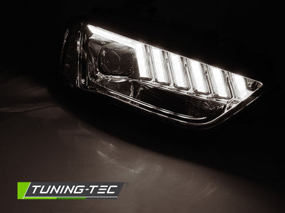Tuning-Tec Xenon LED Tagfahrlicht Scheinwerfer für Audi A4 B8 Lim./Avant/Cabrio 12-15 chrom dynamisch