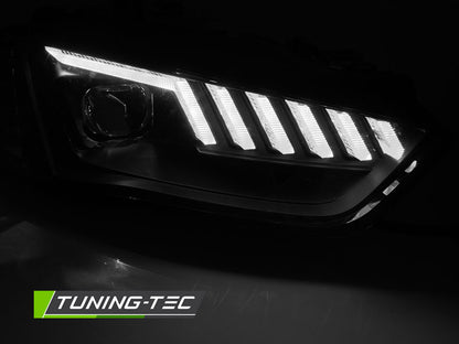 Tuning-Tec Xenon LED Tagfahrlicht Scheinwerfer für Audi A4 8K B8 Lim./Avant/Cabrio 12-15 schwarz dynamisch