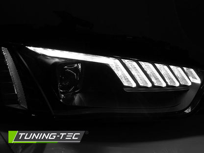 Tuning-Tec Xenon LED Tagfahrlicht Scheinwerfer für Audi A4 8K B8 Lim./Avant/Cabrio 12-15 schwarz dynamisch