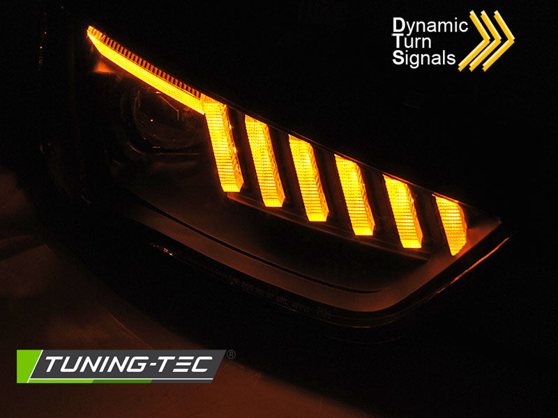 Tuning-Tec Xenon LED Tagfahrlicht Scheinwerfer für Audi A4 8K B8 Lim./Avant/Cabrio 12-15 schwarz dynamisch