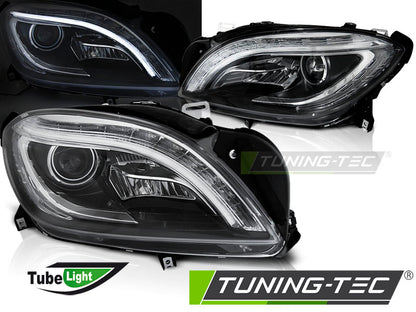 Tuning-Tec LED Tagfahrlicht Scheinwerfer für Mercedes Benz ML W166 11-15 schwarz