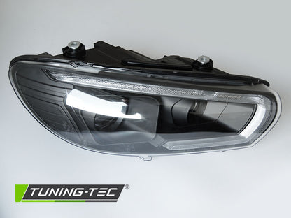 Tuning-Tec LED Tagfahrlicht Scheinwerfer für VW Scirocco III 08-14 Schwarz dynamisch