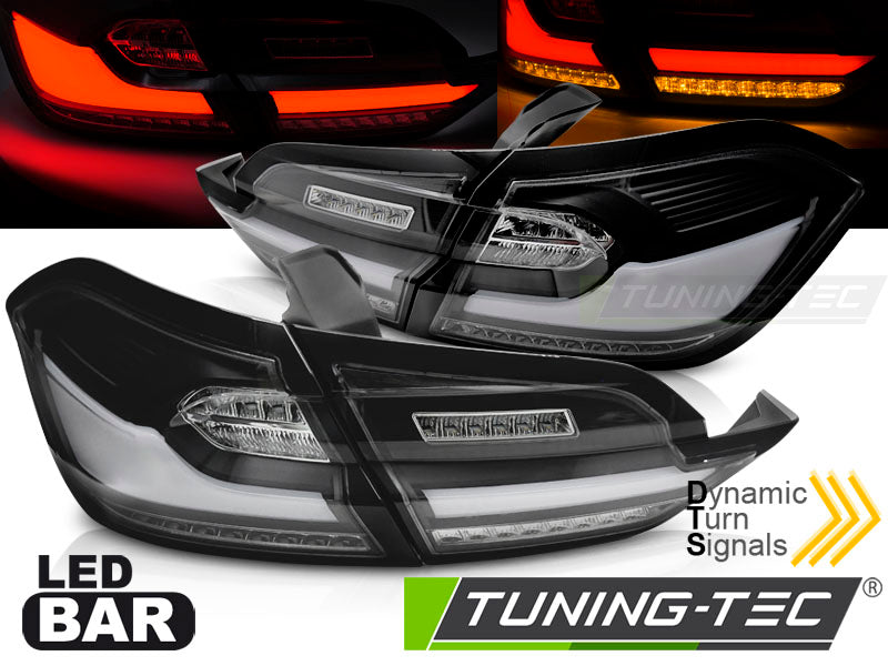 Tuning-Tec Voll LED Rückleuchten schwarz für FORD FIESTA MK8 Baujahr 17-21