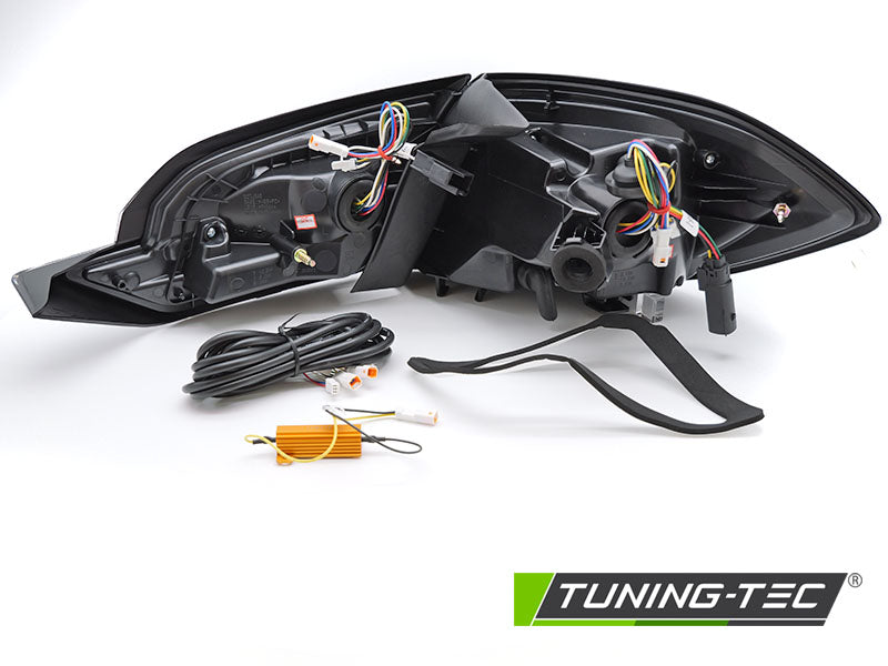 Tuning-Tec Voll LED Rückleuchten schwarz für FORD FIESTA MK8 Baujahr 17-21