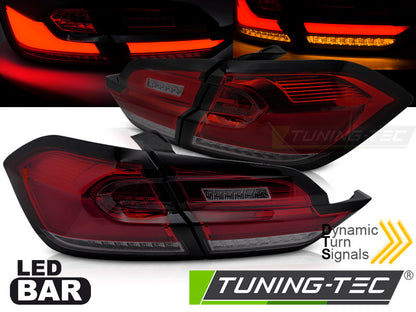 Tuning-Tec Voll LED Rückleuchten rot smoke für FORD FIESTA MK8 Baujahr 2017-2021