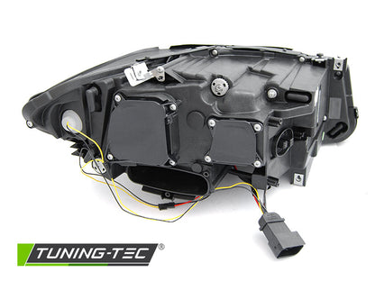 Tuning-Tec Scheinwerfer LED Angel Eyes für BMW 5er F10/F11 Lim./Touring 13-16 schwarz dynamisch