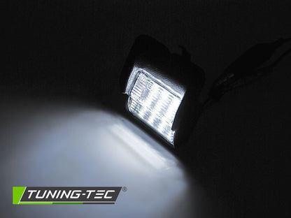 Tuning-Tec LED Kennzeichenbeleuchtung für VW Polo 6N 94-99 kaltweiß