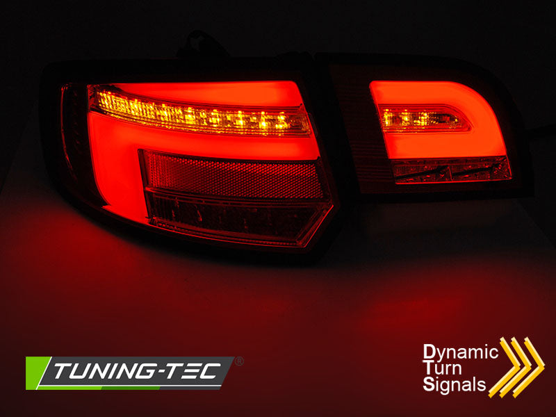 Tuning-Tec Voll LED Lightbar Rückleuchten für Audi A3 8P Sportback 04-08 schwarz mit dynamischem Blinker