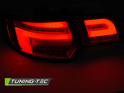 Tuning-Tec Voll LED Lightbar Rückleuchten für Audi A3 8P Sportback 03-08 rauch mit dynamischem Blinker