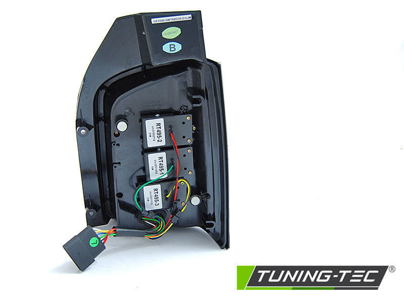 Tuning-Tec Voll LED Lightbar Rückleuchten für VW T6.1 20+ rot/rauch mit dynamischen Blinker