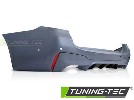 Tuning-Tec Sport Heckstoßstange inkl. Diffusor für BMW 5er G30 LCI Touring 20-23 mit PDC