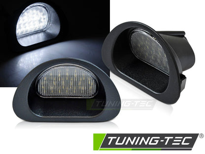 Tuning-Tec LED Kennzeichenbeleuchtung für Peugeot 107 05-14 / Citroen C1 05-13 schwarz kaltweiß