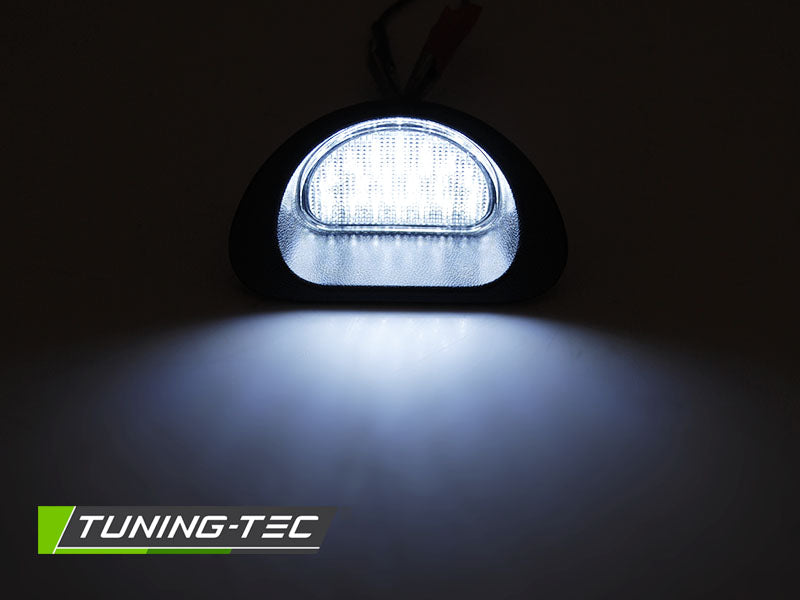 Tuning-Tec LED Kennzeichenbeleuchtung für Peugeot 107 05-14 / Citroen C1 05-13 schwarz kaltweiß