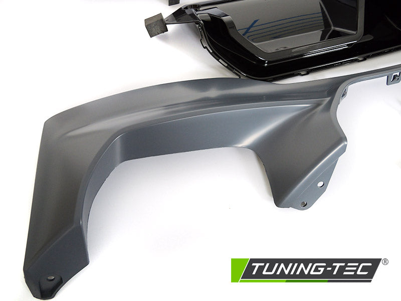 Tuning-Tec Heck Diffusor + Mitteilteil (Hochglanzschwarz) für BMW 5er LCI G30/G31 Limo./Touring 20-23