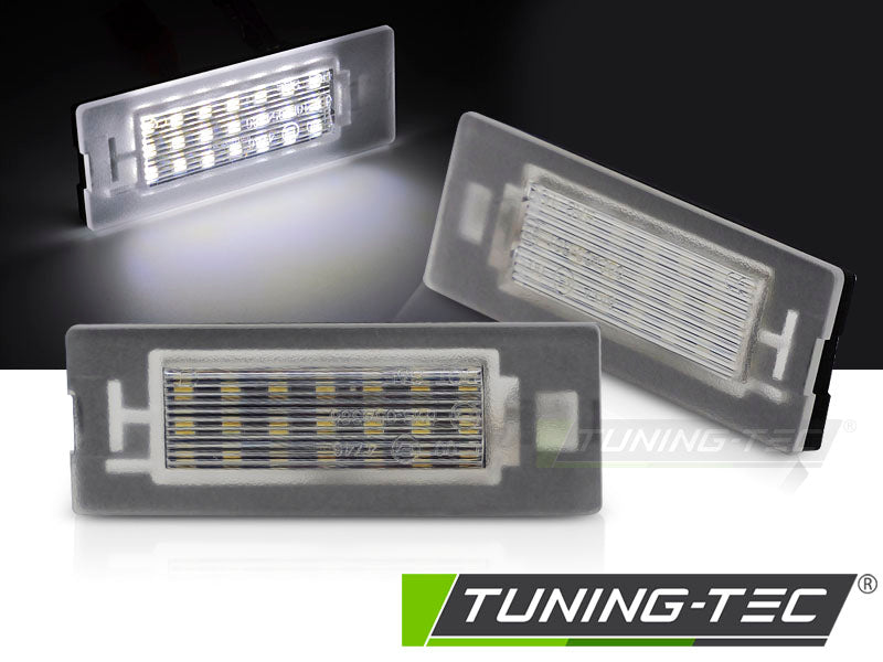Tuning-Tec LED Kennzeichenbeleuchtung für Fiat Panda MK2 / MK3 03-12/ 12+ kaltweiß