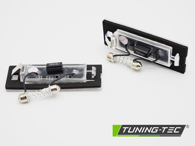 Tuning-Tec LED Kennzeichenbeleuchtung für Fiat Panda MK2 / MK3 03-12/ 12+ kaltweiß