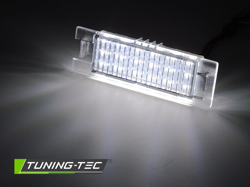 Tuning-Tec LED Kennzeichenbeleuchtung für Alfa Romeo 147, 156, 159, Guilietta, Brera, Spider 00-17 kaltweiß