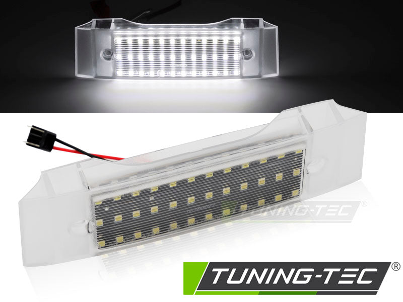 Tuning-Tec LED Kennzeichenbeleuchtung für Renault Trafic, Opel Vivaro, Nissan NV300, Fiat Talento kaltweiß