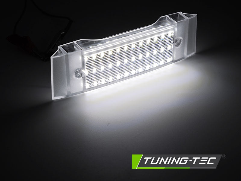 Tuning-Tec LED Kennzeichenbeleuchtung für Renault Trafic, Opel Vivaro, Nissan NV300, Fiat Talento kaltweiß