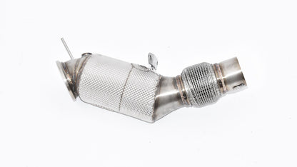 Friedrich Motorsport 90>>>76mm Downpipe mit 200 Zellen Sport-Kat. Edelstahl