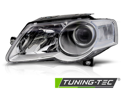 Tuning-Tec Scheinwerfer für VW Passat 3C B6 05-10 chrom links (Fahrerseite)
