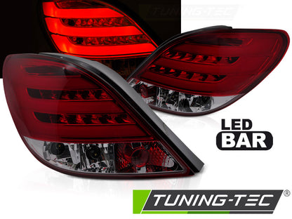 Tuning-Tec LED Lightbar Rückleuchten für Peugeot 207 06-09 rot/rauch