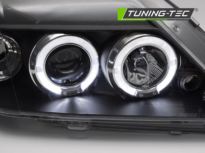 Tuning-Tec Angel Eyes Scheinwerfer für Dacia Logan 04-08 schwarz