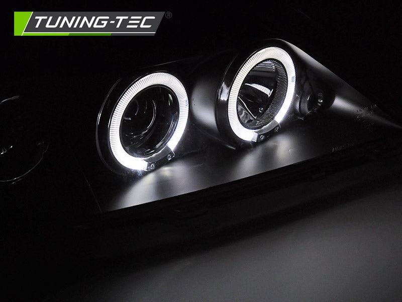 Tuning-Tec Angel Eyes Scheinwerfer für Dacia Logan 04-08 schwarz