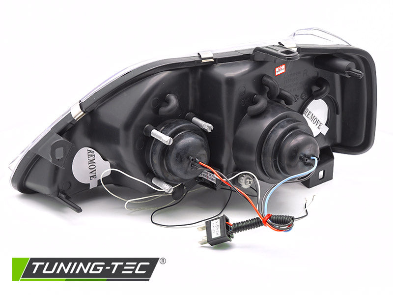 Tuning-Tec Angel Eyes Scheinwerfer für Dacia Logan 04-08 schwarz