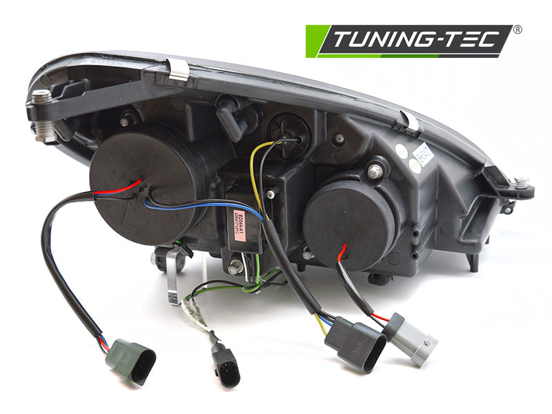Tuning-Tec Xenon Tagfahrlicht-Optik Scheinwerfer für Mercedes Benz SLK R171 04-11 schwarz