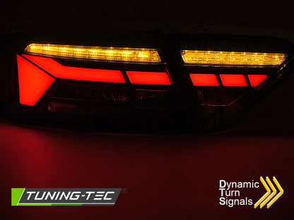 Tuning-Tec Voll LED Rückleuchten für Audi A5 Facelift 11-16 schwarz/klar mit dyn. Blinker