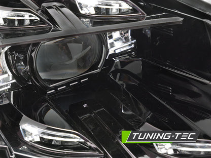 Tuning-Tec Voll LED Tagfahrlicht Scheinwerfer für Porsche Cayenne 92A 10-15 schwarz