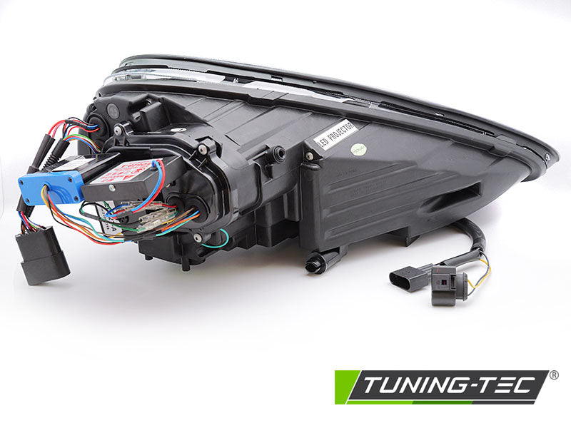 Tuning-Tec Voll LED Tagfahrlicht Scheinwerfer für Porsche Cayenne 92A 10-15 schwarz