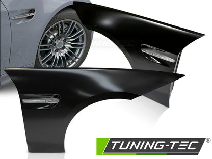 Tuning-Tec Kotflügel Vorn (links+rechts) für BMW 3er E90 E91 05-11 mit LED Seitenblinkern