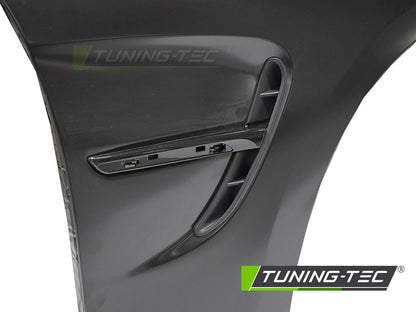 Tuning-Tec Kotflügel Vorn (links+rechts) für BMW 3er F30/F31 11-18 mit Lufteinlässen Hochglanz schwarz