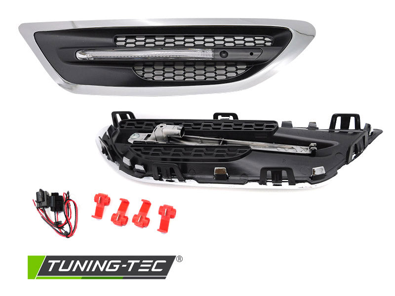 Tuning-Tec Kotflügel Vorn (links+rechts) für BMW 5er F10 / F11 10-16 mit LED Seitenblinkern