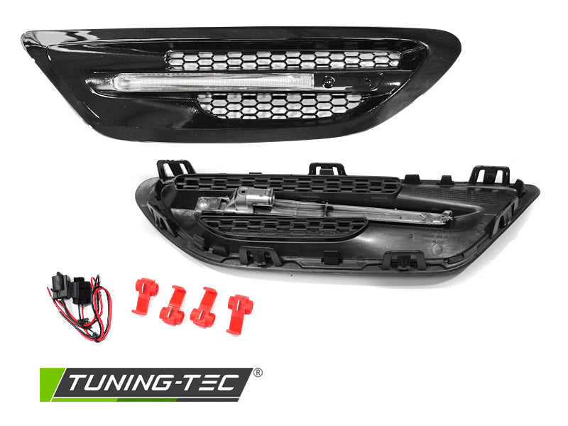 Tuning-Tec Kotflügel Vorn (links+rechts) für BMW 5er F10 / F11 10-16 mit LED Seitenblinkern