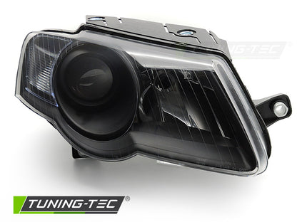 Tuning-Tec Black Scheinwerfer für VW Passat 3C B6 05-10 Schwarz