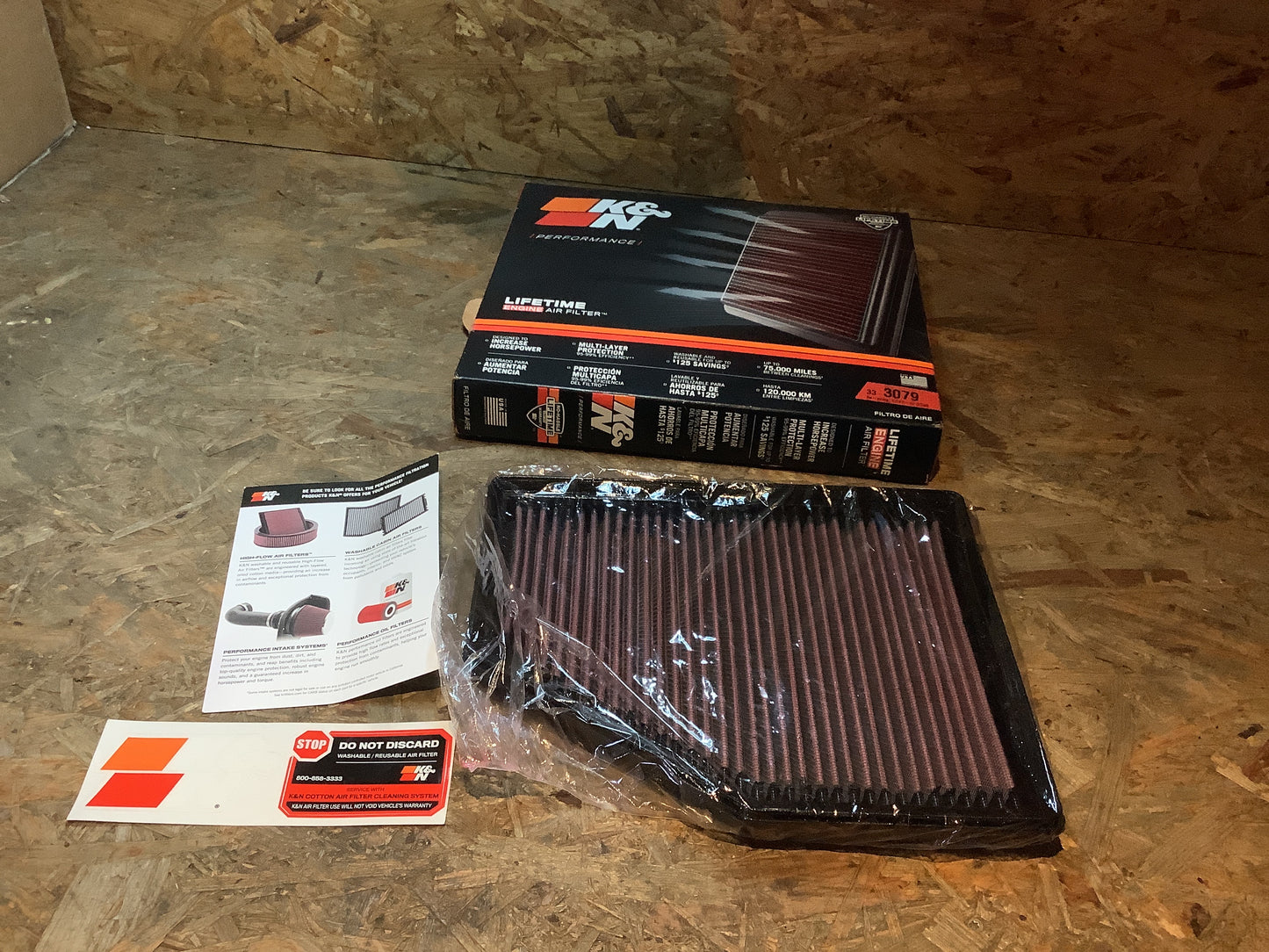 K&N Tauschluftfilter passend für BMW 5-er (G30/G31) / 6 GT / 7-er (G11/G12) / X3 (G01) / X4 (G02) / X5 (G05) / X7 (G07) (33-3079)