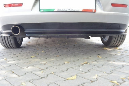 Maxton Mittlerer Diffusor Heck Ansatz für ALFA ROMEO 159 im DTM LOOK schwarz matt