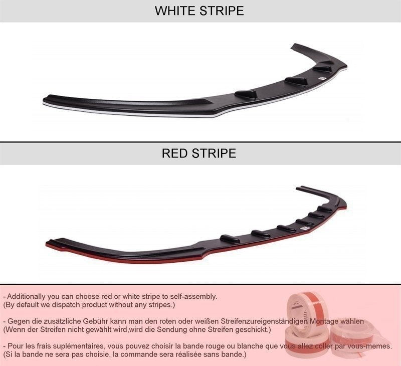 Maxton Diffusor Heck Ansatz für AUDI RS4 B5 DTM LOOK schwarz Hochglanz