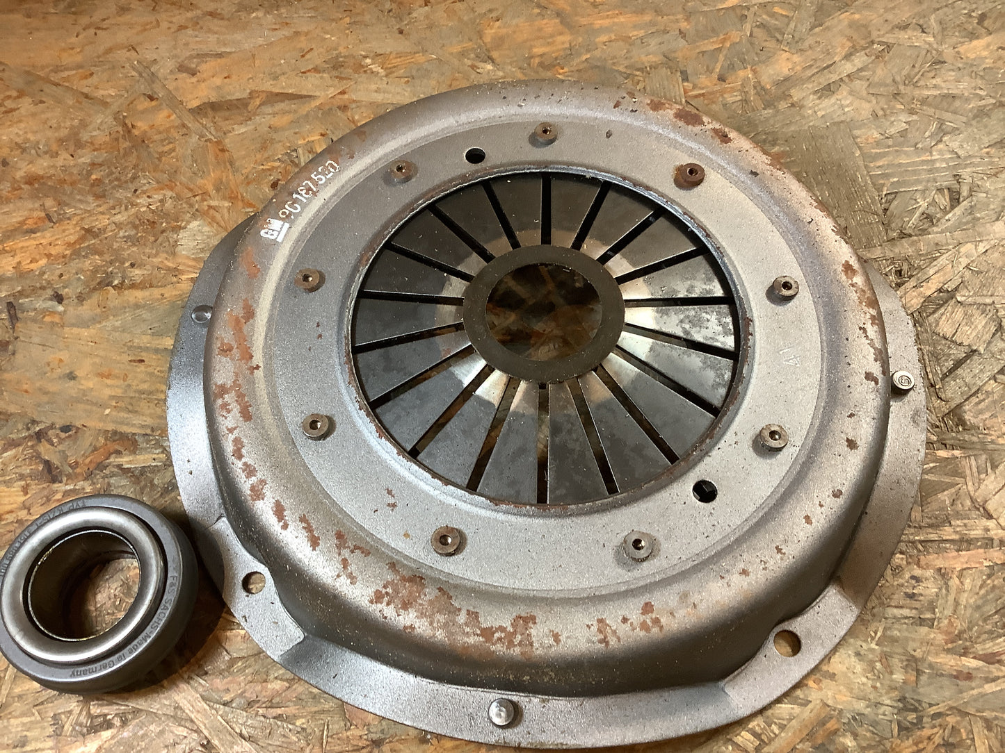 Rekord, Olympia Schwungscheibe, Druckplatte Original Gm neu